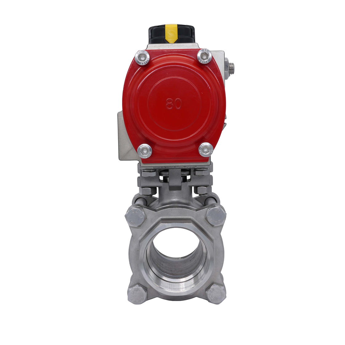 Pneumatic Ball Valve G4'' Stainless Steel Spring Opening