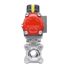 Pneumatic Ball Valve G3/8'' Stainless Steel Spring Opening