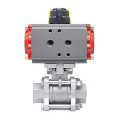 Pneumatic Ball Valve G3/8'' Stainless Steel Spring Opening