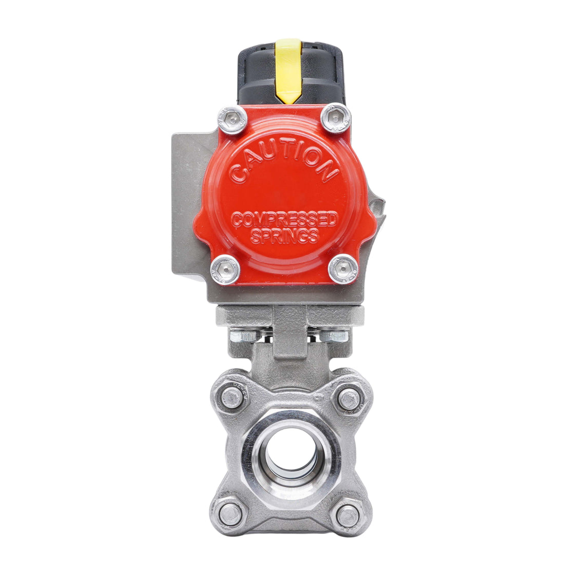 Pneumatic Ball Valve G1'' Stainless Steel Spring Closing