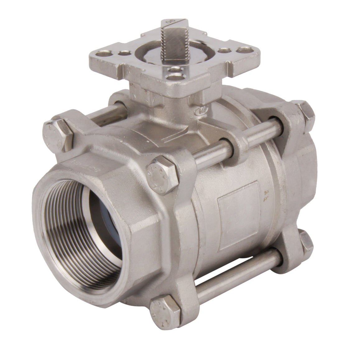 G3'' 2-Way Stainless Steel Pneumatic Ball Valve Double Acting - BL2SA3