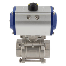 G2'' 2-Way Stainless Steel Pneumatic Ball Valve Double Acting - BL2SA3