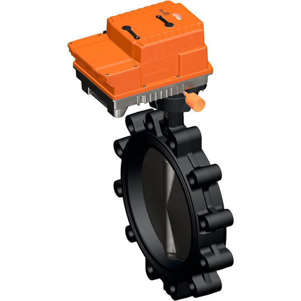 Belimo Butterfly Valve DN250/PN16 Lug 24VAC/DC Modulating Fail-Safe GGG40 EPDM IP67 ISO 5211 2xSPDT BACnet 35s 160Nm D6250WL/PRKCA-BAC-S2-T-250