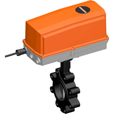 Belimo Butterfly Valve DN40/PN16 Lug 24VAC/DC Open/Close GGG40 EPDM IP67 ISO 5211 35s 40Nm D640NL/GRC24G-5