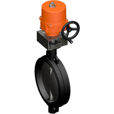 Belimo Butterfly Valve DN350/PN16 Wafer 120-240VAC/DC Modulating GGG40 EPDM IP67 ISO 5211 MFT Terminals 32s 650Nm D6350N/SY6-230-MF-T