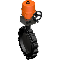 Belimo Butterfly Valve DN350/PN16 Lug 120-240VAC/DC 2&3-Point GGG40 EPDM IP67 ISO 5211 Terminals 38s 650Nm D6350NL/SY6-230-3-T