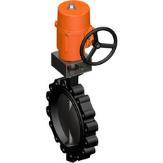 Belimo Butterfly Valve DN400/PN16 Lug 120-240VAC/DC Modulating GGG40 EPDM IP67 ISO 5211 MFT Terminals 44s 1000Nm D6400NL/SY7-230A-MF-T