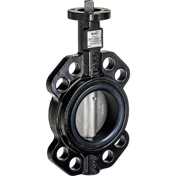 Belimo Butterfly Valve DN65/PN16 Wafer 120-240VAC/DC Open/Close GGG40 EPDM IP67 ISO 5211 35s 40Nm D665N/GRC230G-5
