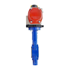 Pneumatic Butterfly Valve DN65 (2-1/2 inch) Wafer Cast Iron GGG 40 EPDM Spring Opening