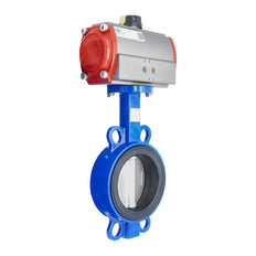 Pneumatic Butterfly Valve DN80 (3 inch) Lug Cast Iron GGG 40 EPDM Double Acting