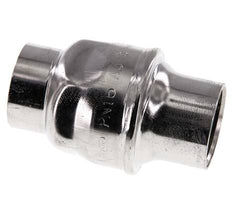 G1'' Stainless Steel 316 Check Valve FKM 0.03-16bar (0.44-232psi) - Heavy duty [8 Pieces]