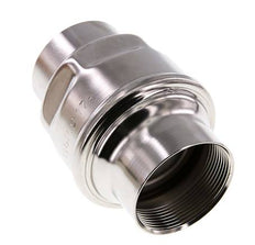 2'' NPT Stainless Steel 316 Check Valve FKM 0.03-16bar (0.44-232psi) - NSF ANSI 61