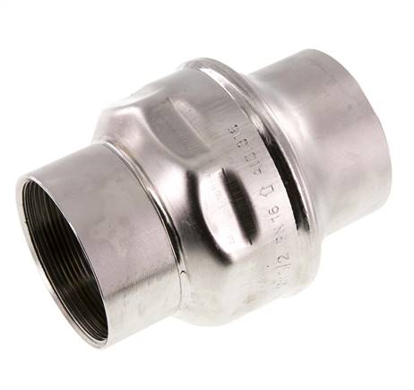 G2 1/2'' Stainless Steel 316 Check Valve FKM 0.03-16bar (0.44-232psi) - NSF ANSI 61