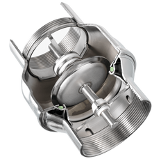 G4'' Stainless Steel 316 Check Valve FKM 0.03-16bar (0.44-232psi) - NSF ANSI 61