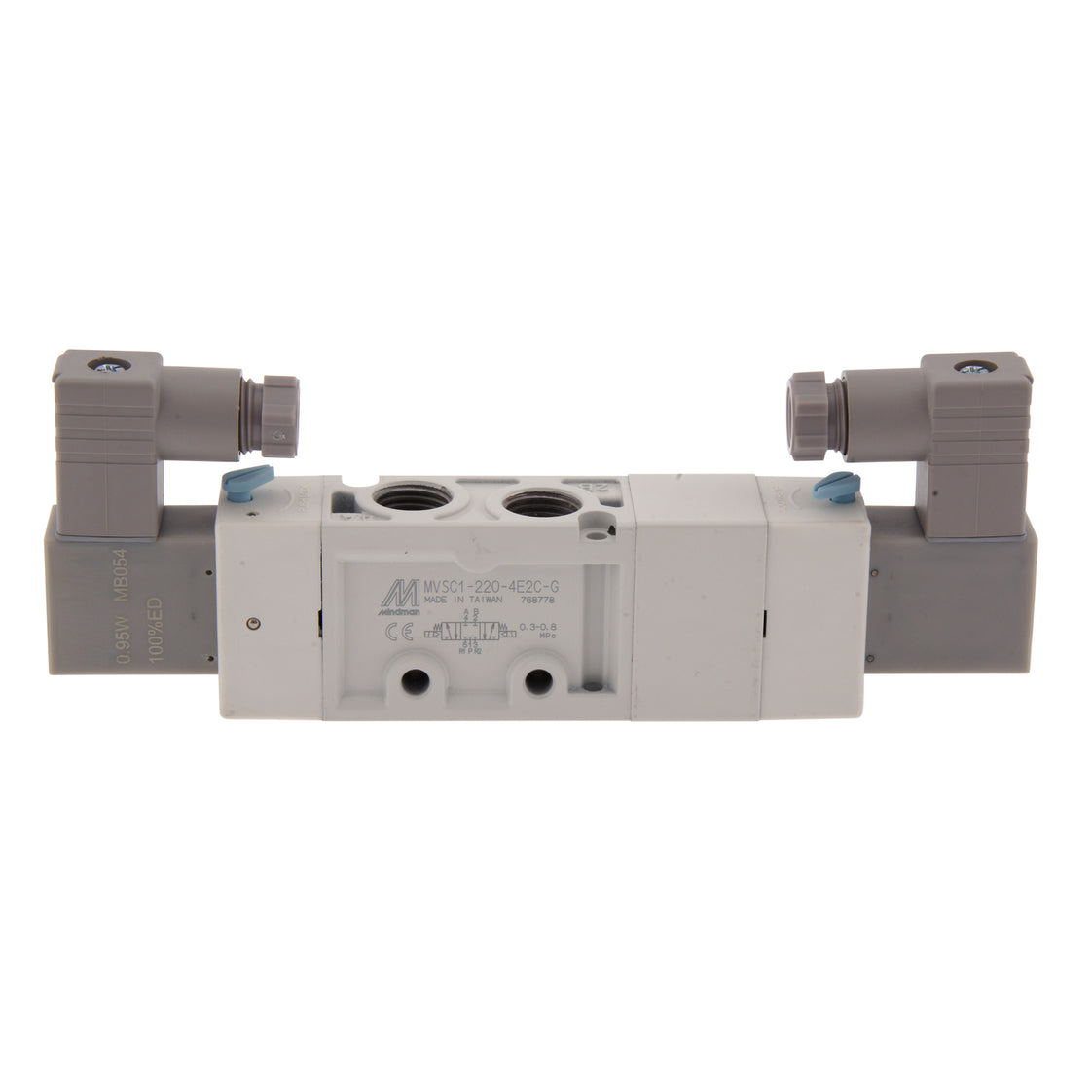 NPT 1/4'' 24V DC 5/3-Way Center closed Solenoid Valve 3-8bar MVSC1