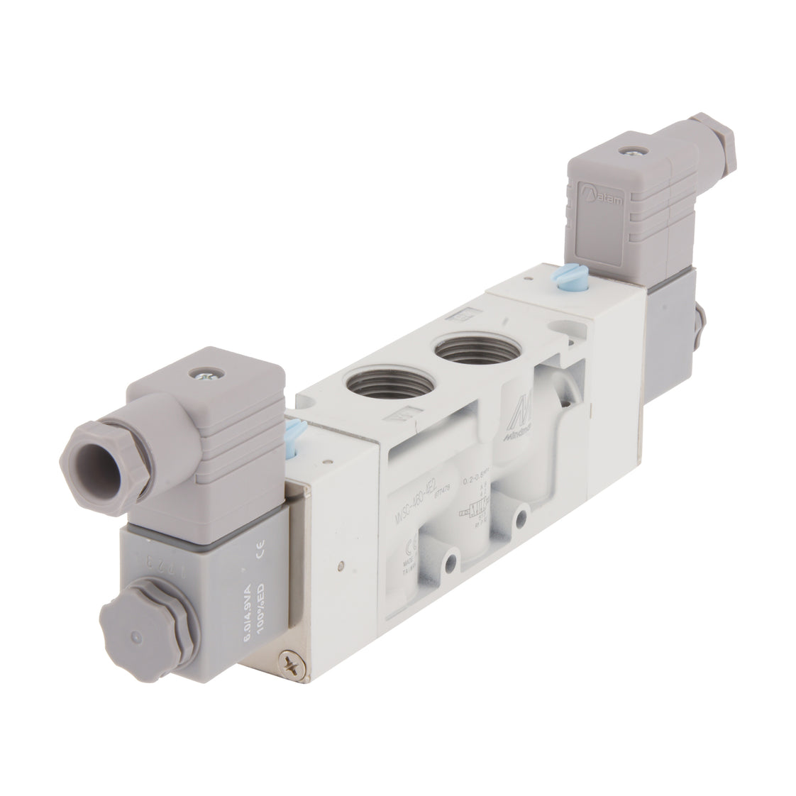 G1/2'' 24V DC 5/2-Way Bi-stable Solenoid Valve 2-8bar MVSC
