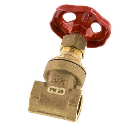 G3/8'' Brass Gate Valve EPDM 20 bar - GL2BM
