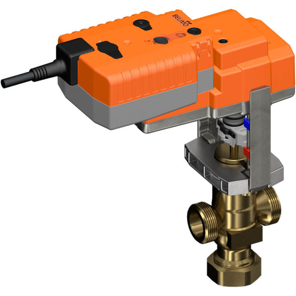 Belimo Globe Valve 15mm G2 Kvs16 24VAC/DC Fail-Safe 35s MP-Bus 0-10/2-10V 1000N IP54 H432B/NVKC24A-MP-TPC