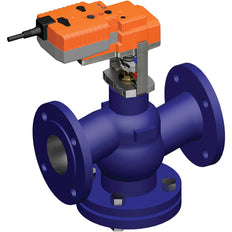 Belimo Globe Valve DN65 Flange 18mm Stroke Kvs58 24VAC/DC Fail-Safe 150s 2-10V 1000N IP54 H664N/NVK24A-SR-TPC