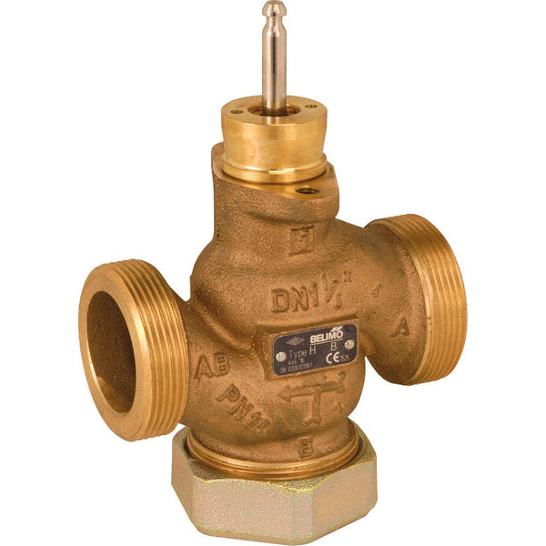 Belimo Globe Valve G1-1/8 15mm Stroke Kvs2.5 24VAC/DC 150s 0-10V 1500N IP54 H414B/SV24A-SZ-TPC