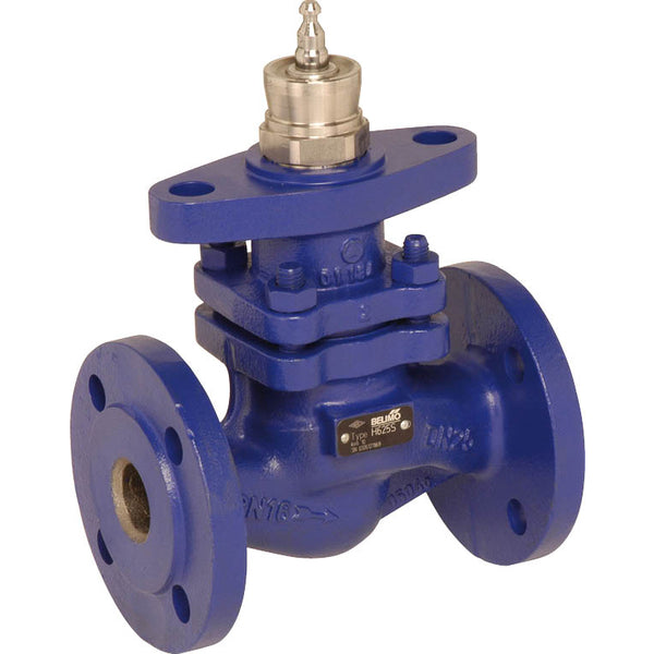 Belimo Globe Valve DN65 Flange 18mm Stroke Kvs58 24VAC/DC 150s 2/3-point 1500N IP54 H664SP/SV24A-TPC
