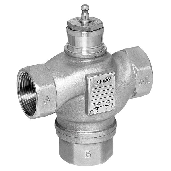 Belimo 3-Way Globe Valve Rp1/2 10mm Stroke Kvs1.6 24VAC/DC Fail-Safe 35s 2-10V 1000N IP54 H315S-G/NVKC24A-SR-TPC