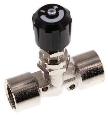 G1/2'' Nickel Plated Brass Needle Valve NBR 18 bar - NLBN