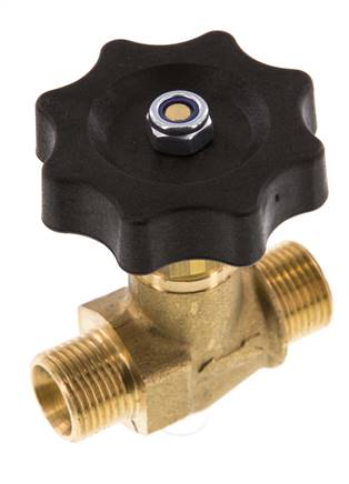 G3/8'' Male Brass Needle Valve NBR 40 bar - NLB