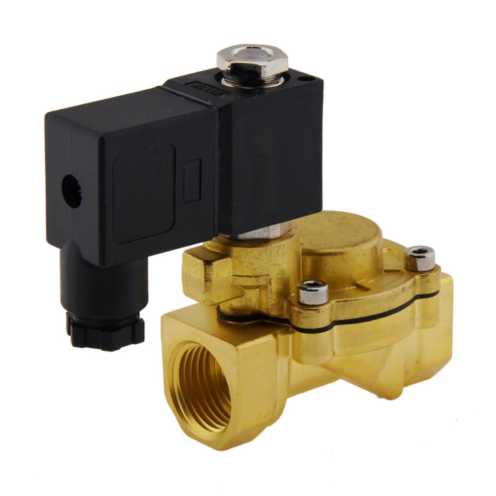Solenoid Valve CM-IA 1/2'' compact brass FKM 0.5-12bar 12V DC