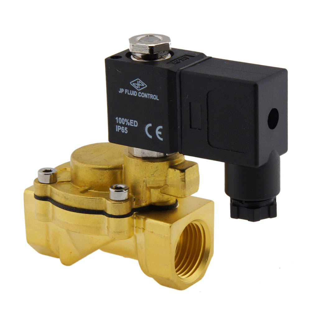 Solenoid Valve CM-IA 1/2'' Brass FKM 0.5-16bar 120V AC