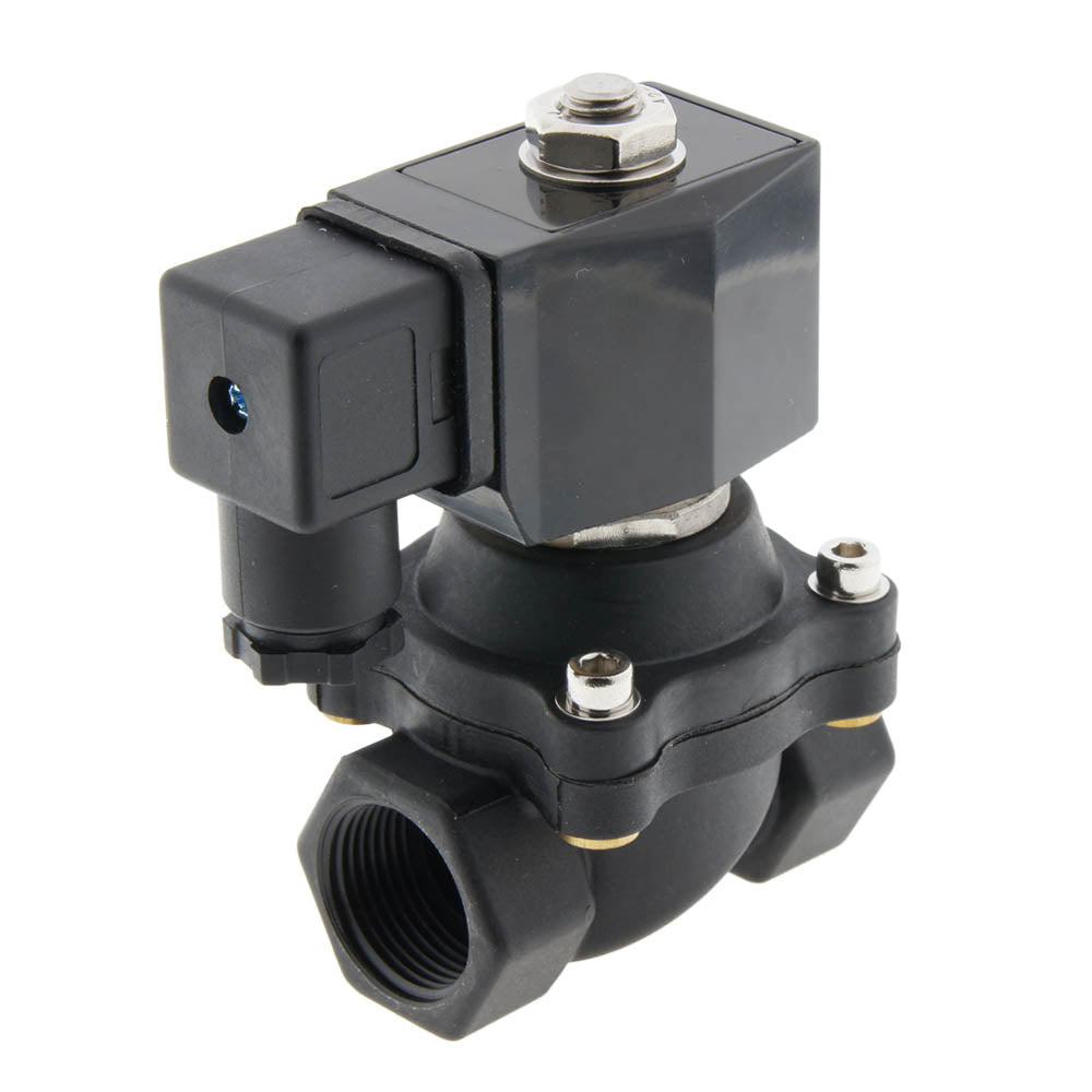 Solenoid Valve DF-SA 3/4'' Nylon FKM 0-6bar 12V DC