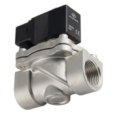 Solenoid Valve DF-SA 1'' stainless steel FKM 0-10bar 230V AC