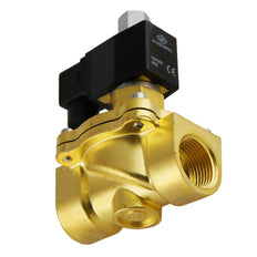 Solenoid Valve DF-SB 1'' NO brass FKM 0-3bar 12V DC