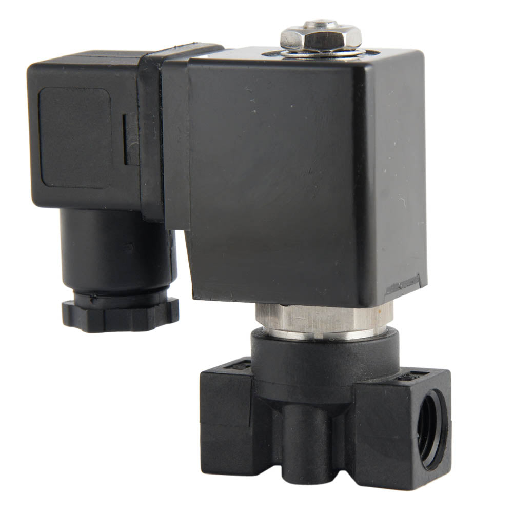Solenoid Valve ST-DA 1/4'' nylon FKM 0-8bar 12V DC