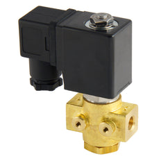 Solenoid Valve ST-DB 1/8'' NO brass FKM 0-12bar 120V AC