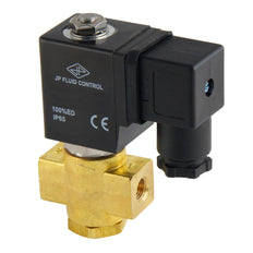 Solenoid Valve ST-DB 1/8'' NO brass EPDM 0-12bar 24V DC