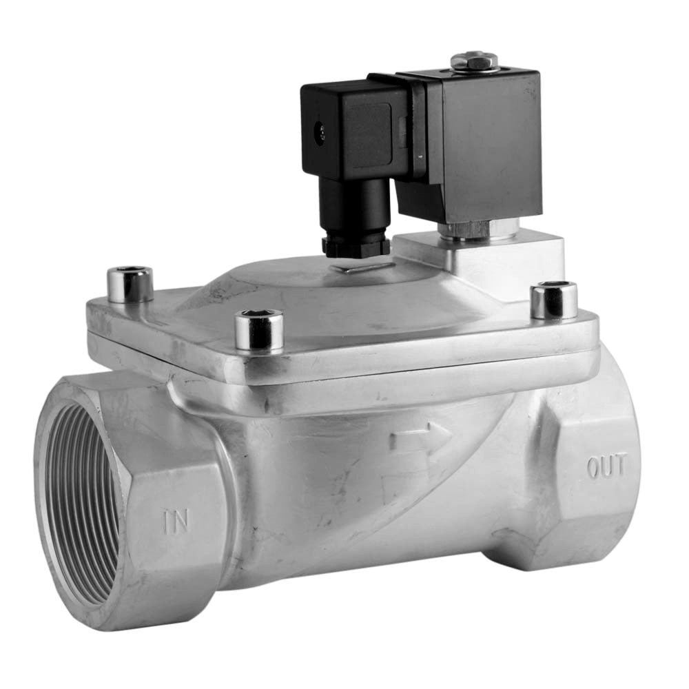 Solenoid Valve ST-IA 2'' Stainless Steel EPDM 0,5-16bar 12V DC