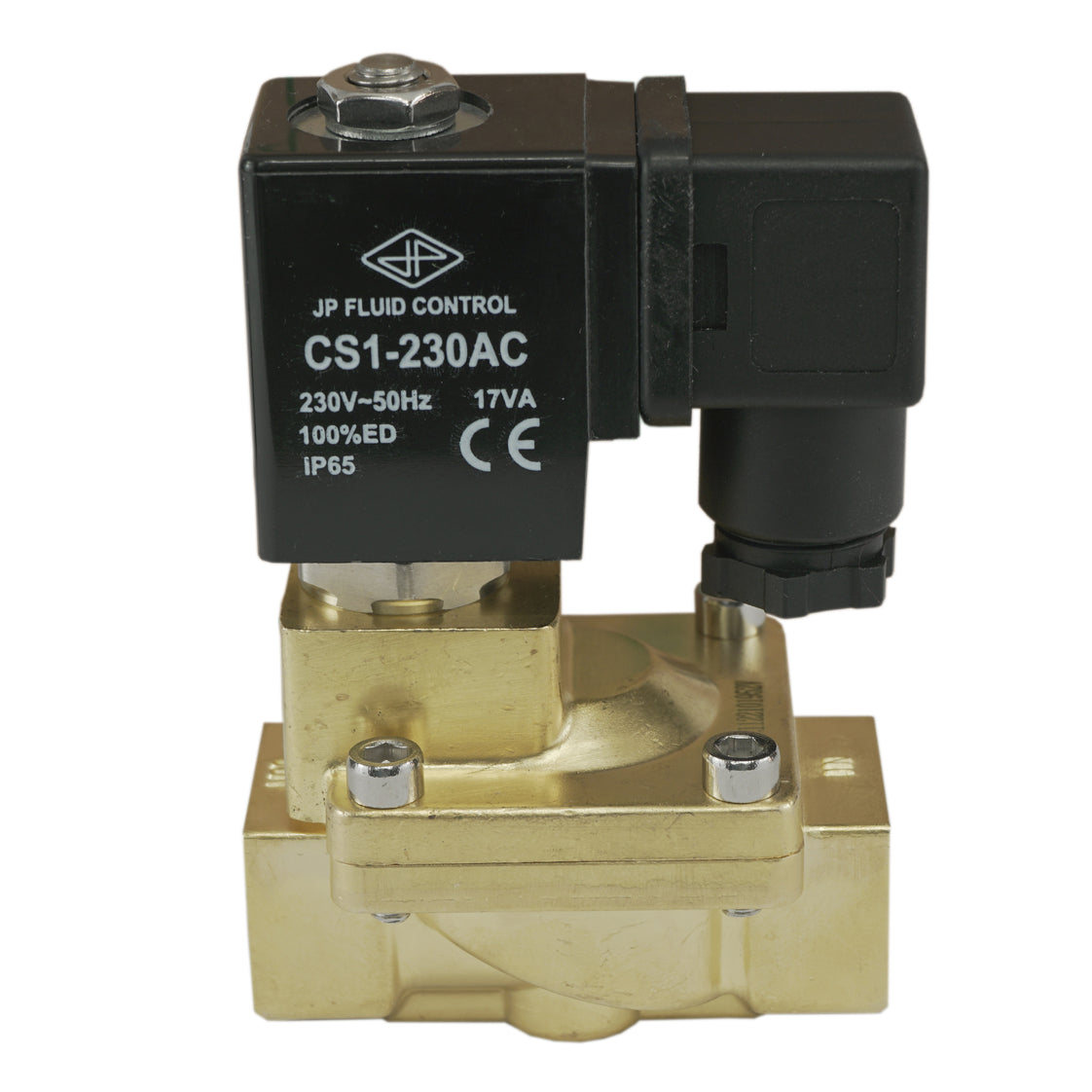 Solenoid Valve ST-IA 3/8'' brass EPDM 0,5-16bar 230V AC