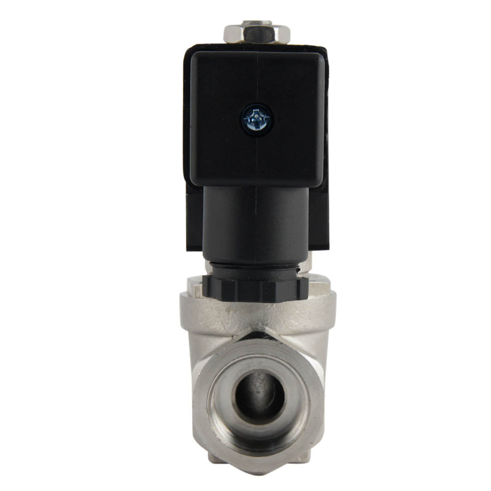 Solenoid Valve ST-SA 1/2'' stainless steel FKM 0-16bar 120V AC