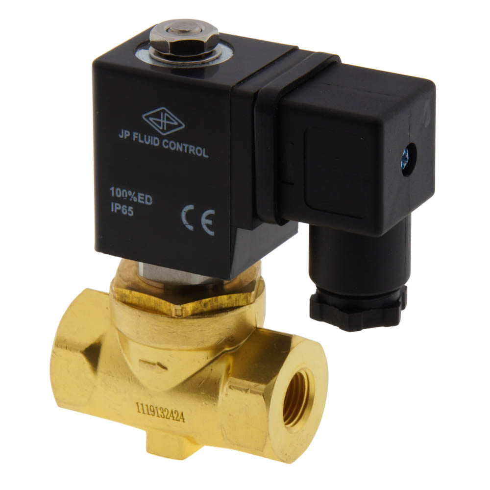 Solenoid Valve ST-SA 1/4'' NPT brass FKM 0-16bar 120V AC