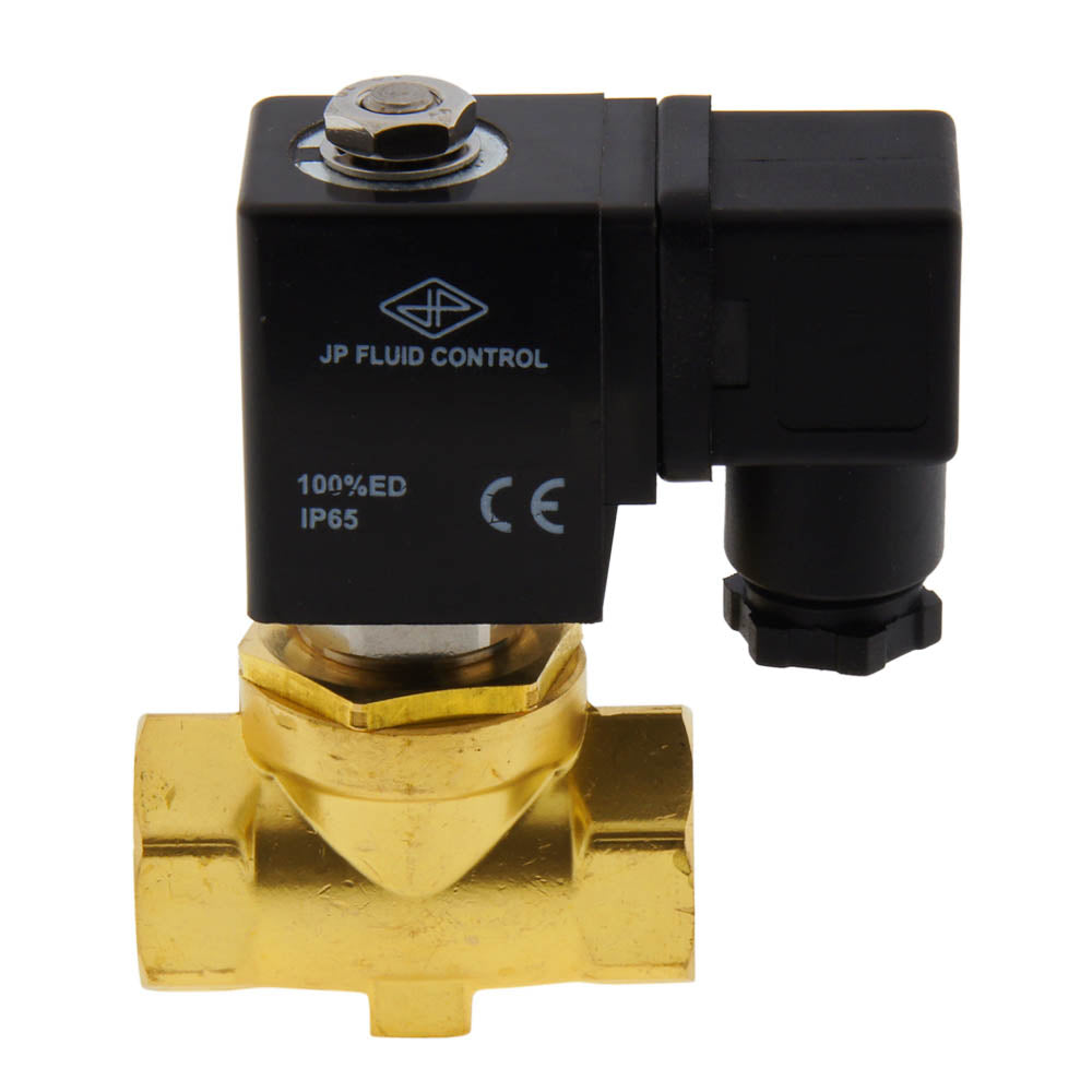 Solenoid Valve ST-SA 1/2'' brass FKM 0-10bar 24V DC