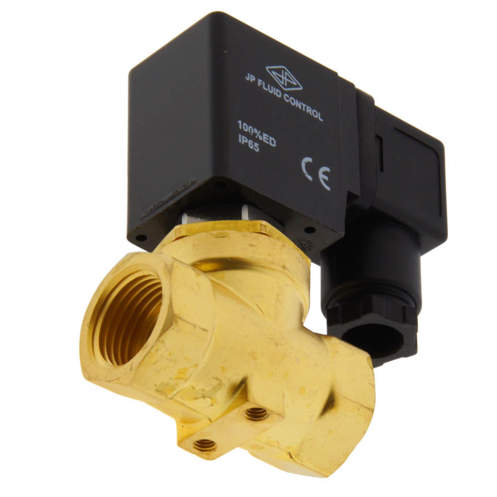 Solenoid Valve ST-SA 1/2'' brass FKM 0-10bar 24V DC