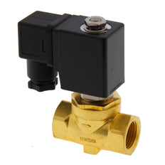 Solenoid Valve ST-SA 1/2'' brass FKM 0-10bar 24V DC