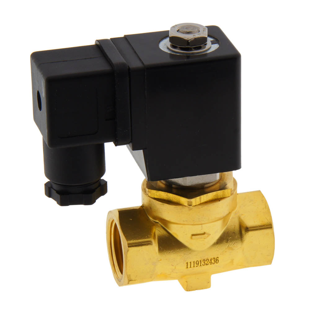 Solenoid Valve ST-SA 1/2'' brass FKM 0-10bar 24V DC