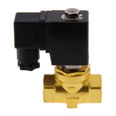 Solenoid Valve ST-SA 1/2'' brass FKM 0-10bar 24V DC