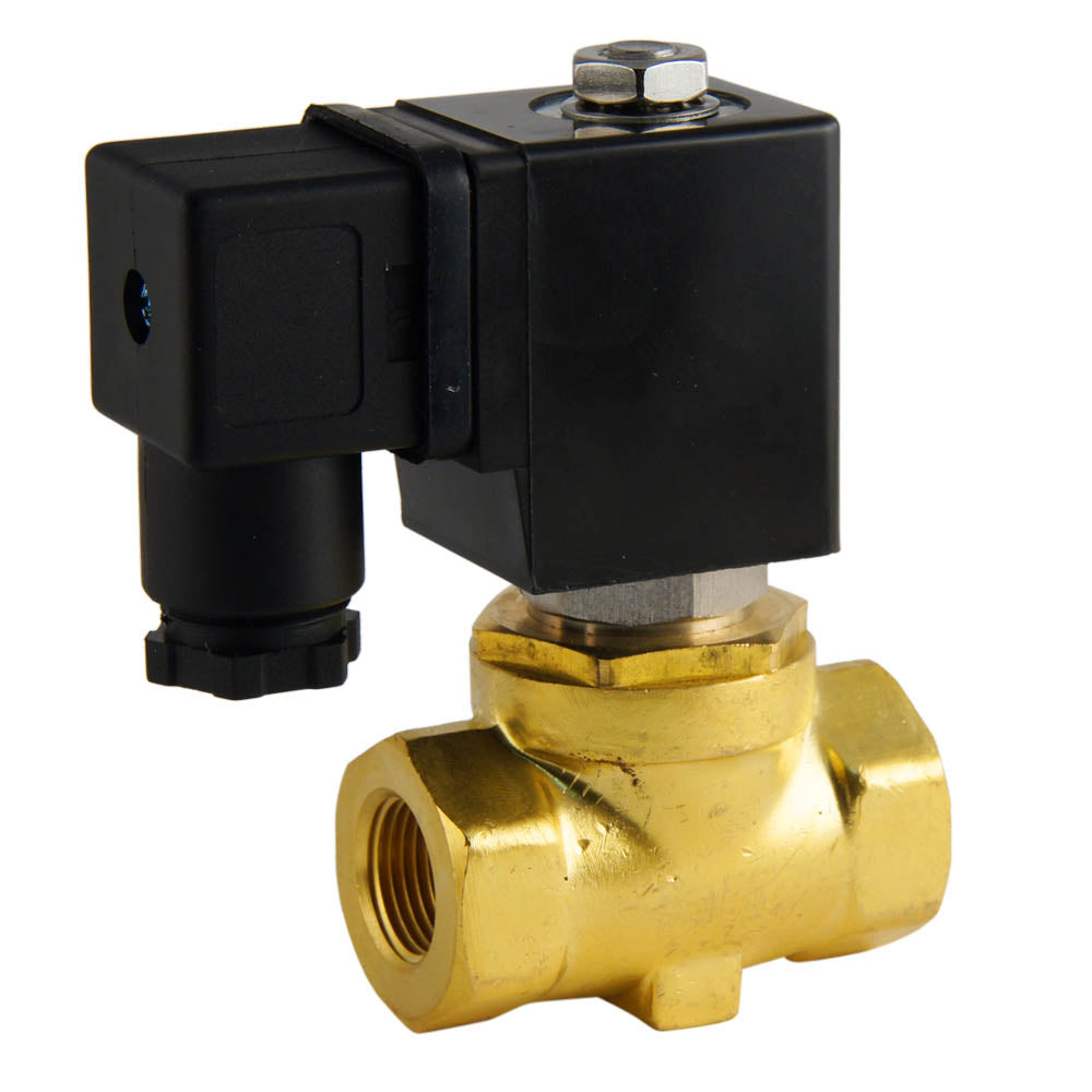 Solenoid Valve ST-SA 3/8'' brass EPDM 0-16bar 120V AC