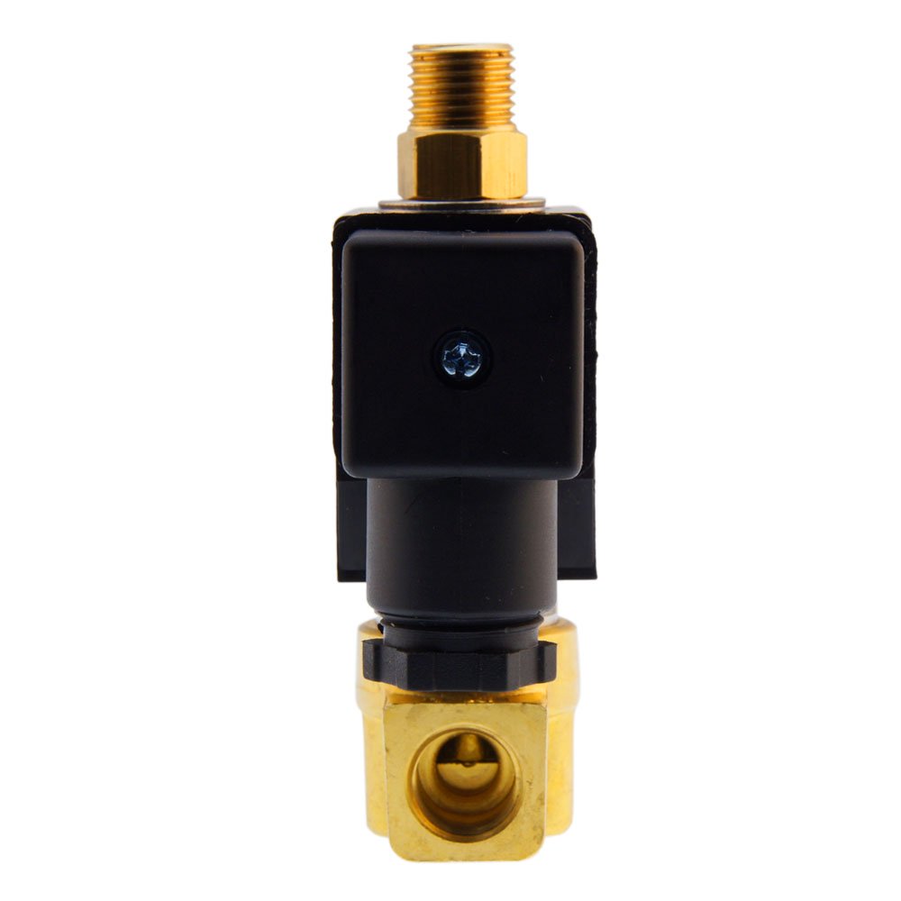 Solenoid Valve TW-DA 1/4'' 3/2 way NC brass FKM 0-5bar 24V AC