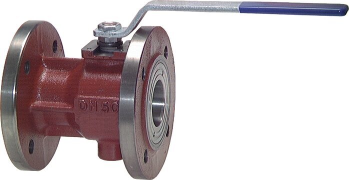 DN 125 PN 16 Cast Iron 2-Way Flanged Ball Valve