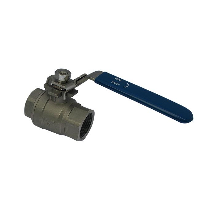 660 - G2-1/2'' 2-Way Ball Valve Full Bore Stainless Steel F/F