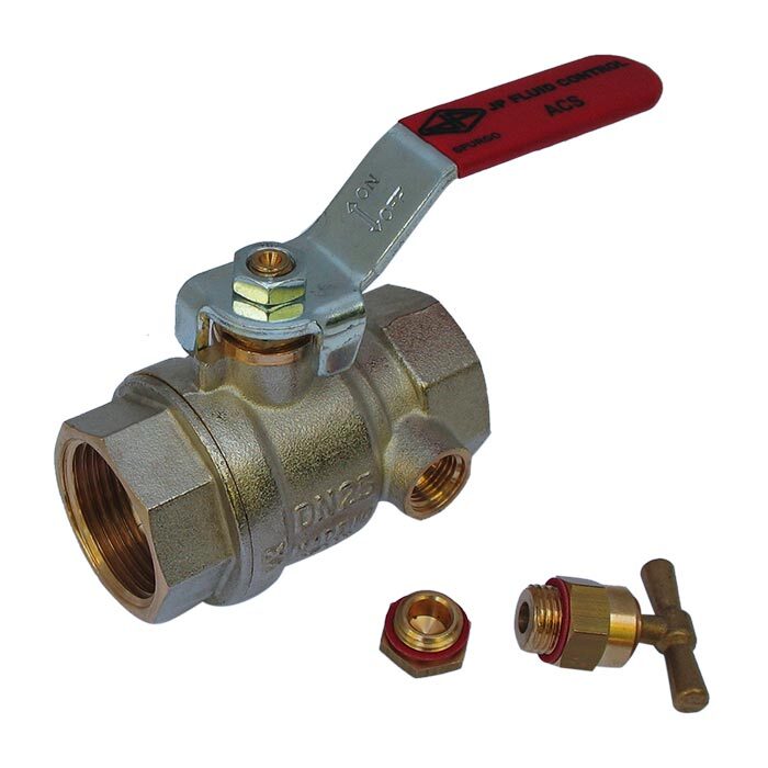 68 - G1'' 2-Way Ball Valve Full Bore F/F - Bleed Point
